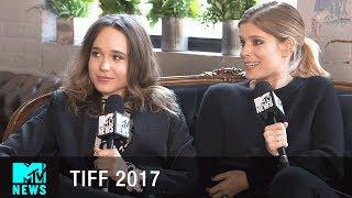 Ellen Page & Kate Mara Talk My Days of Mercy Sex Scenes & More  #TIFF17  MTV News