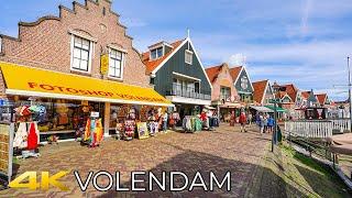 Volendam   The Most Beautiful Dutch Fishing Village In The Netherlands  4K 60p WITH CAPTIONS