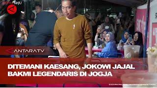 Ditemani Kaesang Presiden Jokowi jajal bakmi legendaris di Jogja