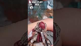 How to paint Red cloaks for warhammer 40k #warhammer40k #shorts #miniaturepainting