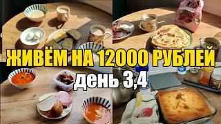 Живём на 12000 в месяцЭкономное меню на семью из 4 человек