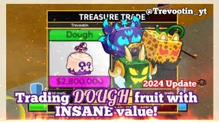 NEW VALUE What people Trade for DOUGH fruit in Blox Fruits 2024 updateoffers with rating