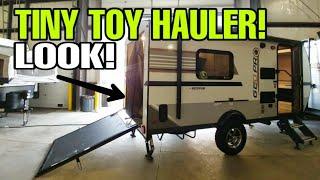 Smallest 18ft TOY HAULER Travel Trailer RV MUST SEE