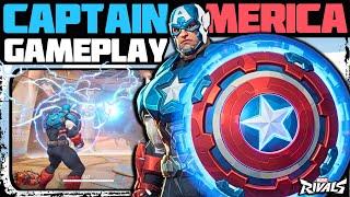 CAPTAIN AMERICA IS CRACKED 🪖️  Captain America First Look & Gameplay  Marvel Rivals