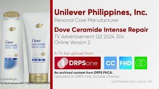 Dove Ceramide Intense Repair TV Ad Q2 2024 30s Philippines Online Version 2 CCHDST