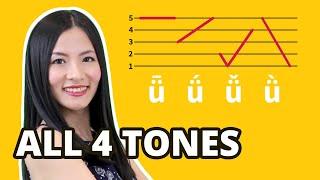 Learn All 4 Mandarin Chinese Tones Pronunciation Guide  Lesson 1