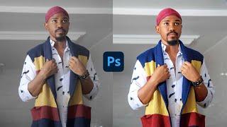 Clean Portrait Photo Editing and Color Grading in Photoshop