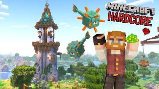 The BEST Early Game XP in HARDCORE + Villager Tower  Minecraft Lets Play