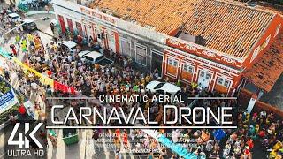 【4K】 Carnaval do Brasil from Above  Carnival Drone Footage Olinda BRAZIL Cinematic Aerial™ Film