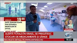 Transmisiune Antena 3 CNN din Israel. Cum arată buncărul medical subteran de la granița cu Libanul