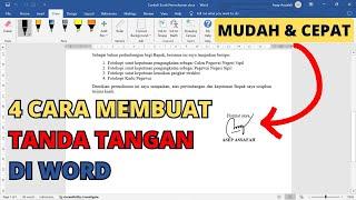 Cara Membuat Tanda Tangan di Microsoft Word