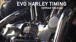 Adjusting Evo Harley TimingWithout the clear plug