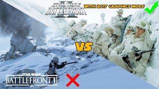 EA Battlefront II Alternative 2017 Graphics mod+ Battlefront Evolved+ Rezzed Maps Install Tutorial