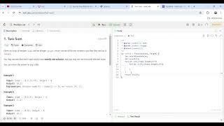 Leet Code Solution of Two sum Problem by Javascript.