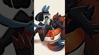 zoroark x lucario #edit #love #shorts