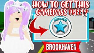 ️HOW TO GET FREE PREMIUM IN BROOKHAVEN RP?  ROBLOX BROOKHAVEN RP