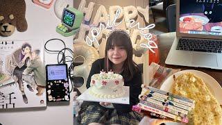 birthday vlog manga haul divoom speaker ipod classic set up  vlog