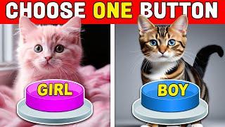 Choose One Button  Boy or Girl Edition  SM QUIZ