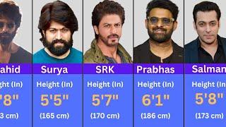 Heights of Famous Indian Actors  Tallest and Shortest Actors
