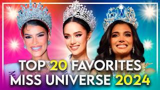 Miss Universe 2024 TOP 20 FAVORITES July edition