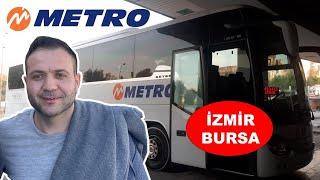 #27 Metro Turizm   İzmir Otogar - Bursa  Otogar   Otobüs Yolculuğu