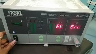 Flow sensor error in Electronic endoflator  Karl storz endoflator  Insufflator