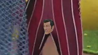 We Are Number One but its zoomed on the crotch area the abscence of crotch triggers big weed man