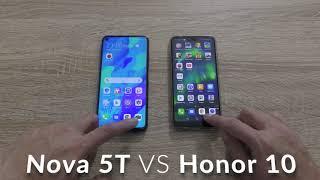 Huawei Nova 5T vs Honor 10 Comparison - speed test and camera comparison
