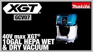 80V max 40V max X2 XGT® 10 Gal HEPA Vacuum Wet and Dry w AWS® GCV07
