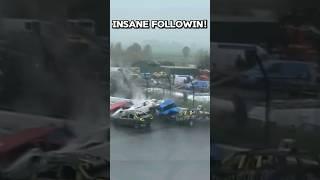 Banger Racing Insane Followin #demolitionderby #bangerracing #bangers #crash #speedway