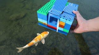 LEGO FISH-TRAP Catches RARE ORANGE Fish