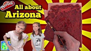 ARIZONA State Facts  ARIZONA MAP  United States  USA Geography  Play-doh