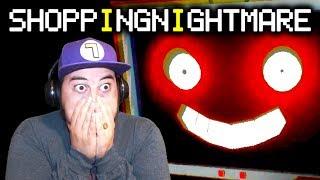 I PLAYED A TERRIFYING UNRELEASED HORROR GAME?  Shopping Nightmare 2 Dave Microwaves Games