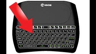 Удобная Мини клавиатура с тачпадом подсветкой кнопок D8 Mini Wireless Keyboard  алиэкспресс обзор