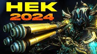 Hek Build 2024 Guide - Mega New Player Modding Tutorial Warframe Gameplay HDR