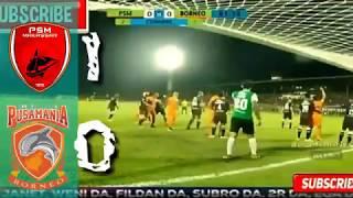 Cuplikan pertandingan PSM Makassar VS BORNEO FC 1 - 0 liga 1 go-jek 2018