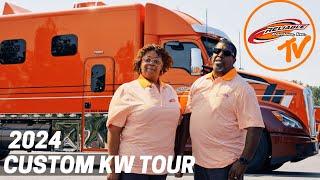 Luxury Living on Wheels Tour Newlywed Couples 2024 Custom Kenworth Car Hauler  Reliable Cribs S4E1