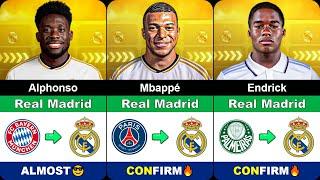 Real Madrid CF CONFIRMED and RUMOUR Summer Transfers 2024  FT. Mbappé Endrick Alphonso