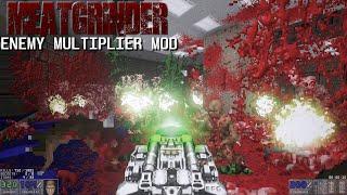 Doom 2 MEATGRINDER + Enemy Multiplier Mod - Maps of Chaos Overkill Extra Violence MAP01  4K60