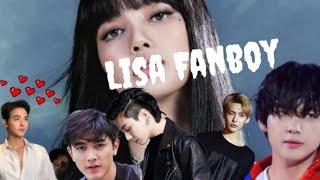 One girl lots of fanboys  Blackpink lisa fanboys part 1  kpop #lisa