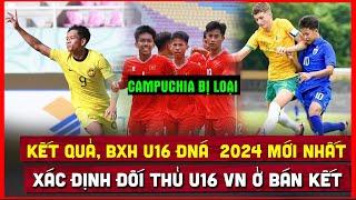  Bảng Xếp Hạng Kết Quả U16 Đông Nam Á 2024 296  Xác định đối thủ của Việt Nam ở bán kết