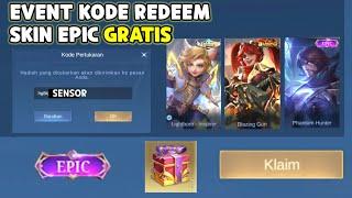 EVENT KODE REDEEM BOX SKIN EPIC GRATIS  100% SEMUA PLAYER BISA DAPAT KODE REDEEM