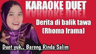 Derita di balik tawa-Rhoma Irama  Karaoke duet bareng Rinda Salim
