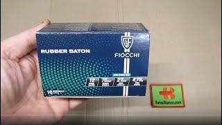 fiocchi 12ga rubber slug law enforcement ammo - rubber baton