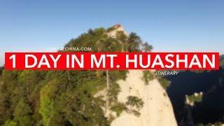 1 Day in Mount Huashan  Mt Huashan Itinerary & Tour Suggestion