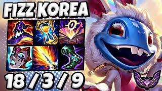 Fizz vs Ahri  MID  Lol Korea Master Patch 14.8 