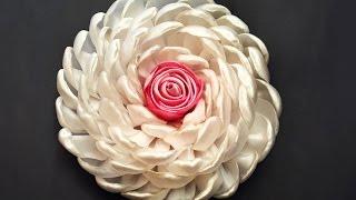 DIY Beautiful Satin Ribbon Flower Making  How to Make Satin Ribbon Flower  StylEnrich