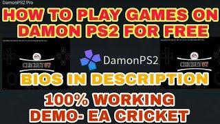 How to play games in damon ps2 pro after installing it  BIOS in Description 