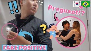 Leaving Out A POSITIVE PREGNANCY TEST *Cute reaction* AMWF