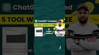 ChatGPT Created 5 Tool Websites For Me #shorts